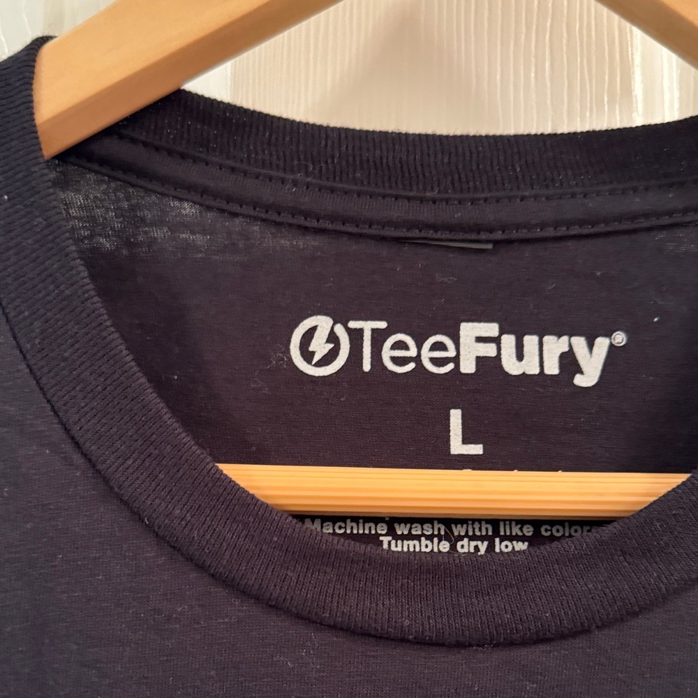 TeeFury Black Graphic Tee - Short Sleeve - Picture 2 of 4